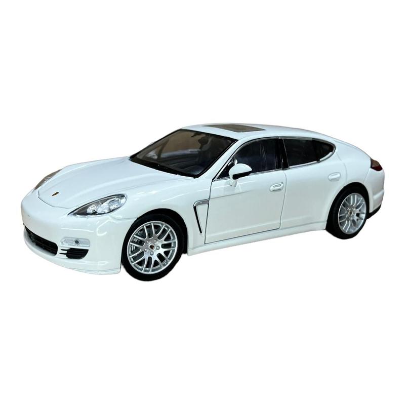 Miniatura Porsche Panamera S Branco Welly Metal 1:24 - Carrinhos e